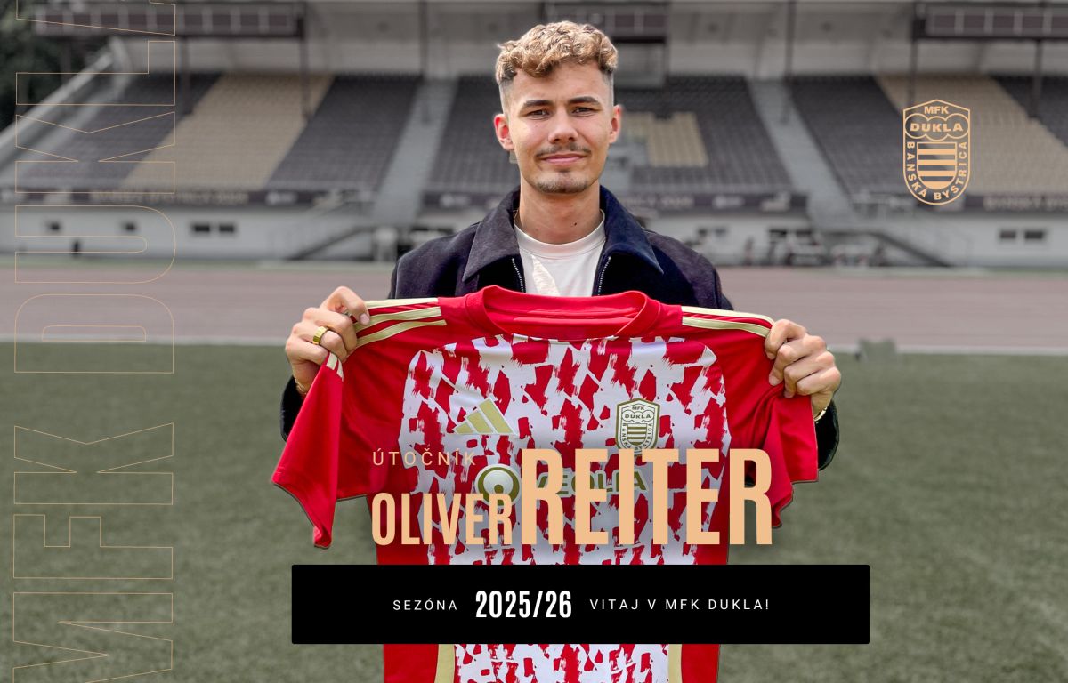 Do Dukly prichádza mladý útočník Oliver Reiter